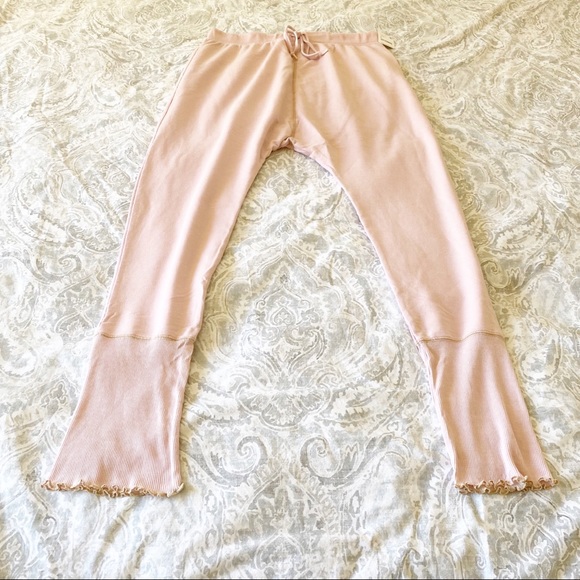 FREE PEOPLE Intimately Cozy All Day Harem Joggers Daytime Fireworks Large NEW - Picture 10 of 12